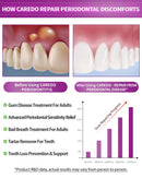 CAREDO Fluoride-Free Gum Repair Toothpaste for Receding Gums | CAREDO Natural Toothpaste for Gum Disease, Gingivitis & Periodontitis Treatment (3.52oz)