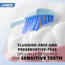 Triple Whitening Toothpaste for Sensitive Teeth, Gentle Fluoride-Free Nano-Hydroxyapatite & Advanced Enzyme, Deep Clean Stain Removal, Lasting Brightness Remineralizing Toothpaste, Minty 3.52OZ