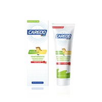 CAREDO Fluoride-Free Kids Toothpaste with Hydroxyapatite | Safe Toddler & Baby Toothpaste for Enamel Repair and Cavity Prevention (1.76oz)