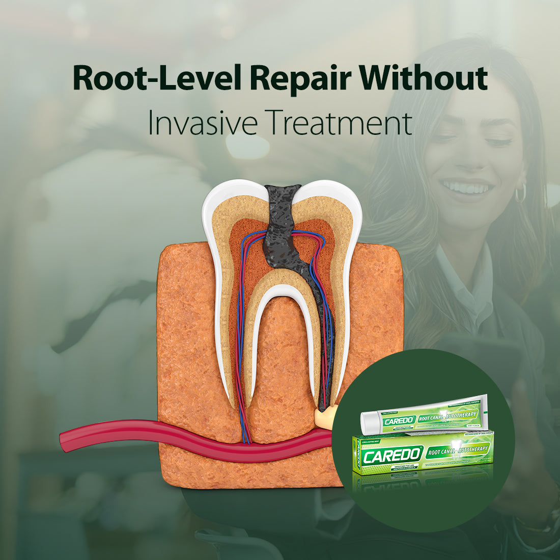 CAREDO Advanced Tooth Root Repair Toothpaste